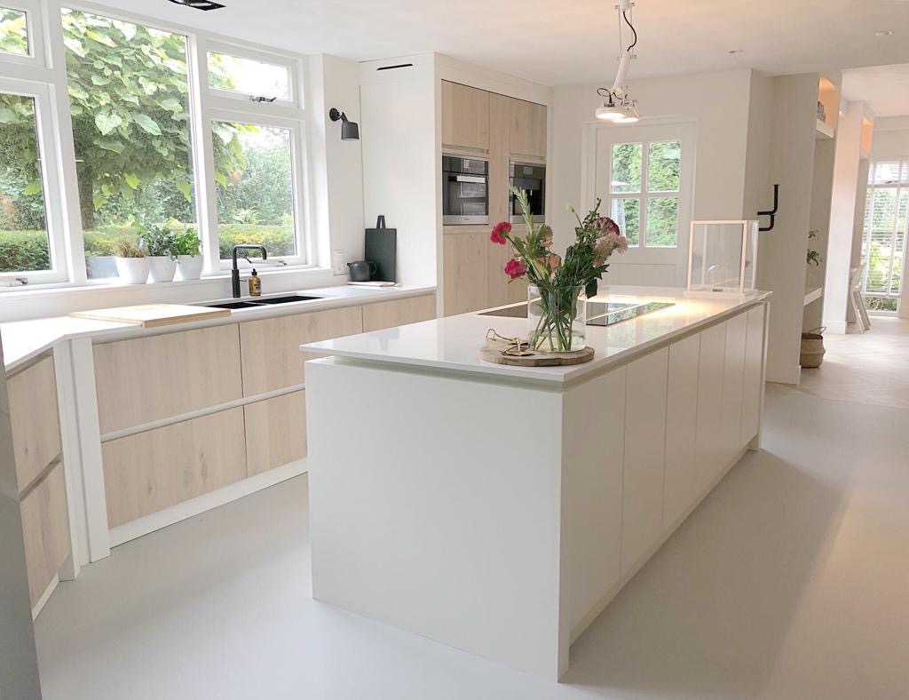 Houten Keuken Modern Wit